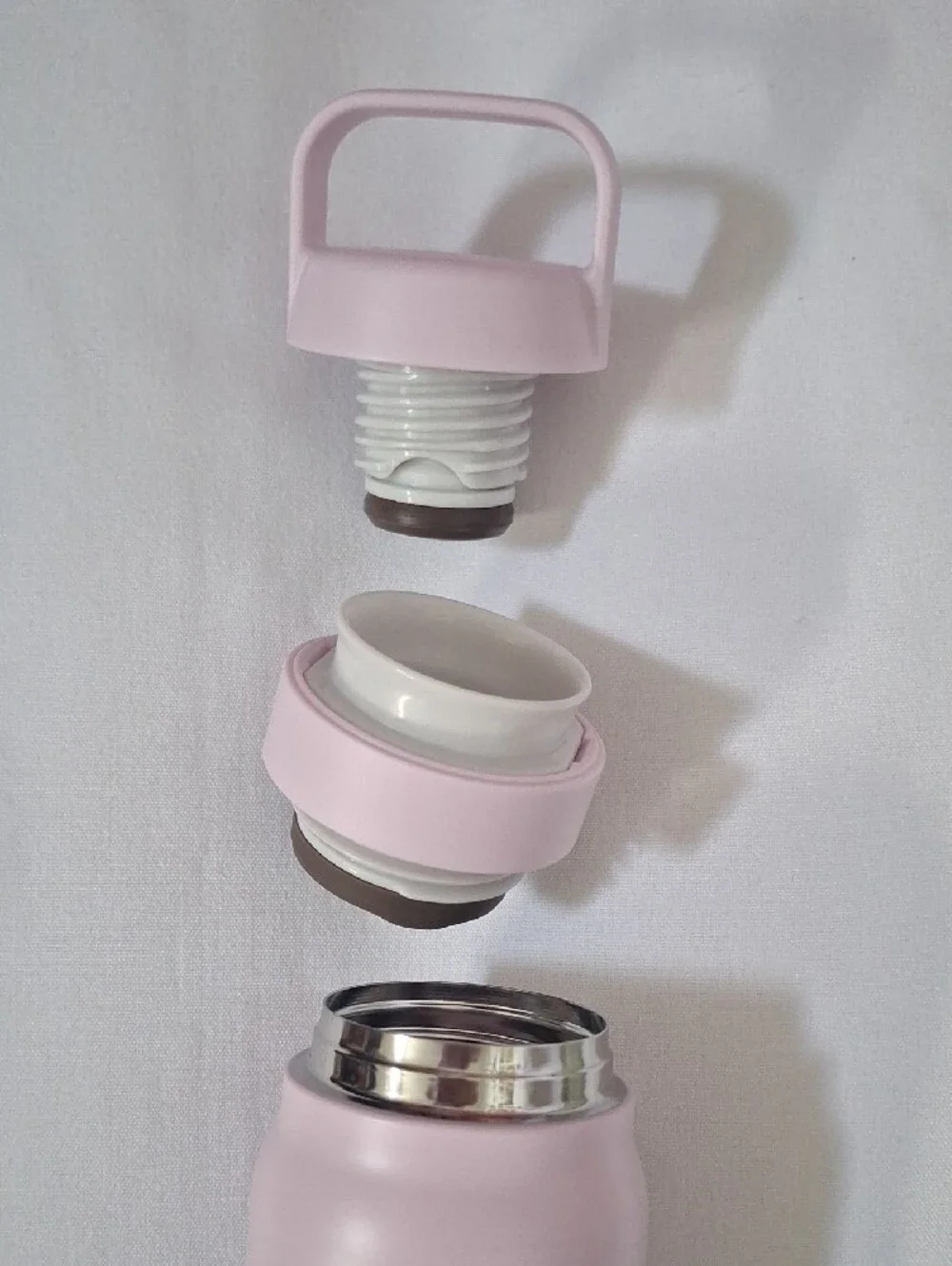 Uniqlo Pink & Sage Matte Insulated Bottle Pair